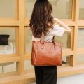Korean fashion Joker large capacity tote bag leisure portable shoulder bag.