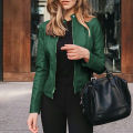 Women Loose Pu Leather Jacket Black Soft Faux Leather Jacket Street Moto Biker Tailored Coat Jacket Lady Casual Outerwear.