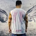 Men TaTops Sleeveless Muscle Shirts Broad Shoulders Gym Fitness Workout Top Tees for Men. 