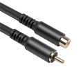 RCA Extension Cable RCA Audio Video Cable RCA Male To Female Cord for Speaker, Subwoofer, Camera, HDTV, Amplifier, 1.8M.