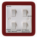 Winer Switch 4 Gang 1Way Switch-10 Years Warranty. 