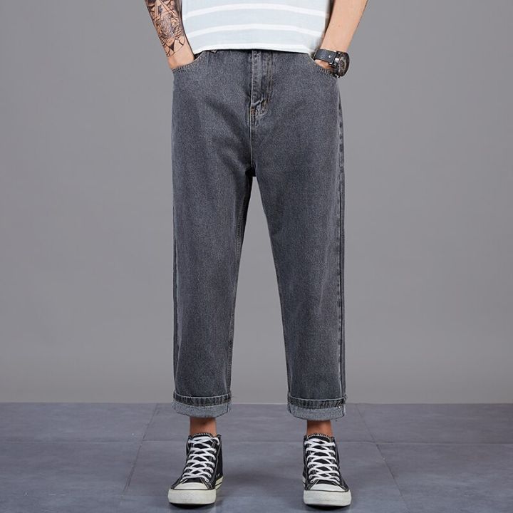 Men's%20Baggy%20Jeans%20Oversized%2042%2046%2048%20Hip%20Hop%20Ankle%20Lenght%20Pants%20Jeans%20New%20Autumn%20Stretch%20Waist%20Men's%20Denim%20Wide%20Leg%20Pants%20-%20Image%202