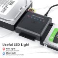USB 3.0 to IDE/SATA Hard Drive Docking Station Adapter Cable External Converter for 2.5 3.5 HDD SSD Universal Hard Disk Reader.