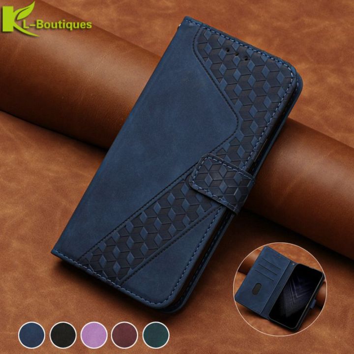 3D Geometric Leather Flip Wallet Phone Case For Samsung Galaxy M13 M53 M23 M33 M52 5G M12 M32 M21 M31 M51 M30S M31S Case Cover