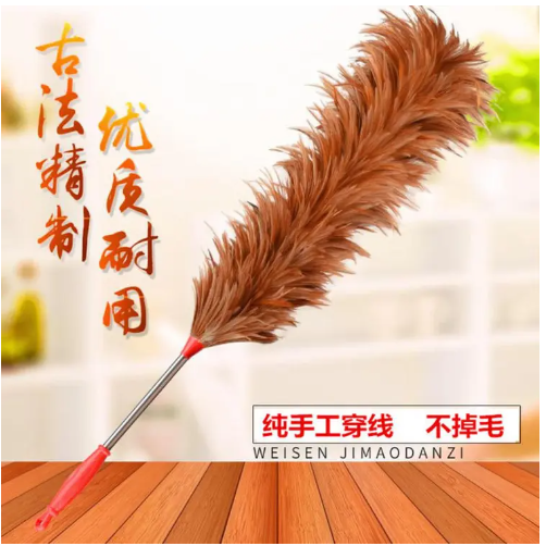 Chicken Feather Duster - Red