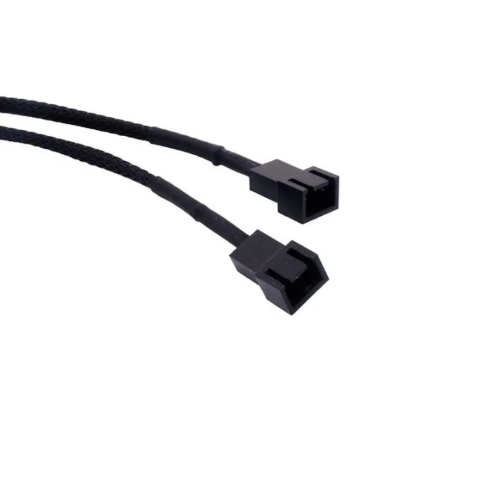 1pcs/2pcs/5pcs%203%20Pin%20PWM%20Splitter%203Pin%20PWM%20Female%20To%203%20Pin%20PWM%20Adapter%20Cable%20for%20Computer%20CPU%20Case%20Fan%20Sleeved%20Power%20Cable%20-%20Image%203