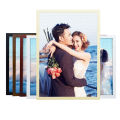 6 Inch Home Wooden Wall Hangings Photo Display for Table-Top Display and Wall Mounting Photo Frame. 