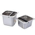 Oblong Semiautomatic Bar Tools Coffee Residue Bucket Coffee Appliance Coffee Knock Box Slag Drum Slag Tank Powder Slag Drum.
