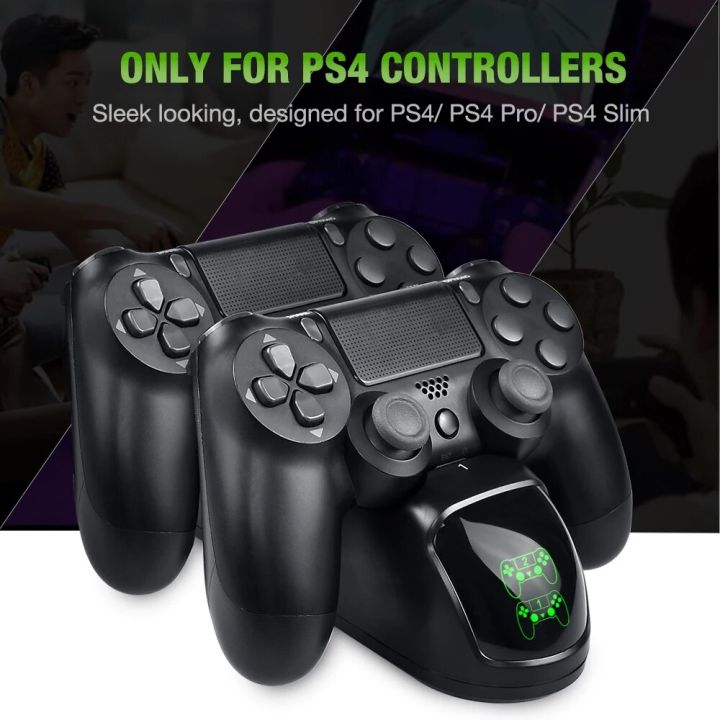 Dual%20Controller%20Charger%20For%20PS4%20Slim%20Pro%20USB%20Fast%20Charging%20Dock%20Station%20with%20LED%20Indicator%20For%20Playstation%204%20Dualshock%204%20Gamepad%20-%20Image%202