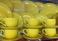 32 Piece Dinner Set Red And Yellow Color Export Quality. 