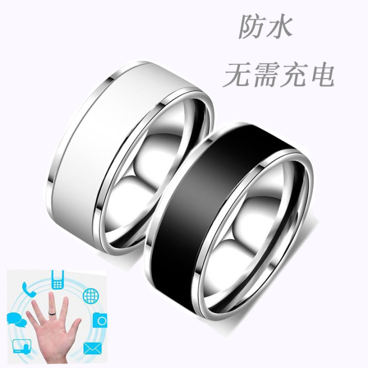 Cross-border%20jewelry%20mobile%20phone%20label%20NFC%20titanium%20steel%20ring%20smart%20wearable%20ring%20black%20technology%20smart%20ring%20nfc%20spot%20-%20Image%202