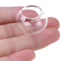 1x Dollhouse Miniature Mini Fish Tank Mini Glass Bowl Doll House Accessories. 