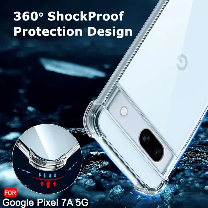 Google%20Pixel%207A%20Airbag%20Silicone%20Case%20Crystal%20Clear%20Soft%20Tpu%20-%20Transparen%20-%20Image%206