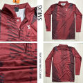 SMUG Premium POLO Full Sleeve Sports T-shirt Combo Pack -3 Pcs -Blue, Maroon and Green color.