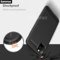 For OPPO A38 4G Phone Case Carbon Fiber Soft TPU Silicone Anti-fingerprint Shockproof Business Protection for OPPO A38 Cover Casing HP. 