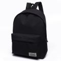 Korean version of the college style backpack, the new bag, the primary and secondary school students' school bag, the travel solid color backpack, one drop-shipping. 