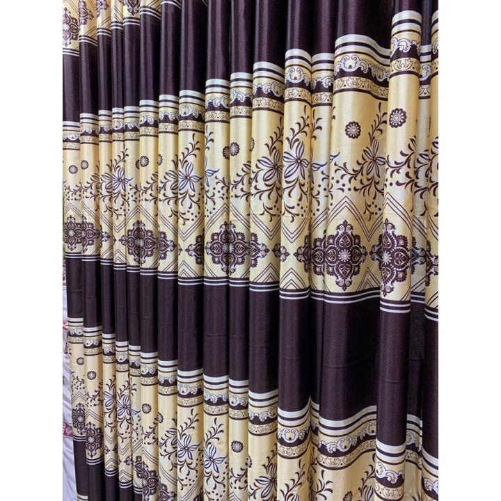 Synthetic Curtain Door and Window Pordha- ( 4 kuchi -1pis) multicolour from -Anifa Golden Plus