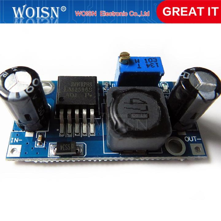 DC-DC Converter LM2596s DC-DC Step Down Power Module – Adjustable Voltage, Pack Of 2 (Up To 2A) 9 V DC Power Supply - Foto 2