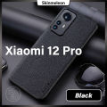 xprmy for Xiaomi Mi 12 Pro casing PU leather case soft TPU shockproof slim hard PC camera phone cover.