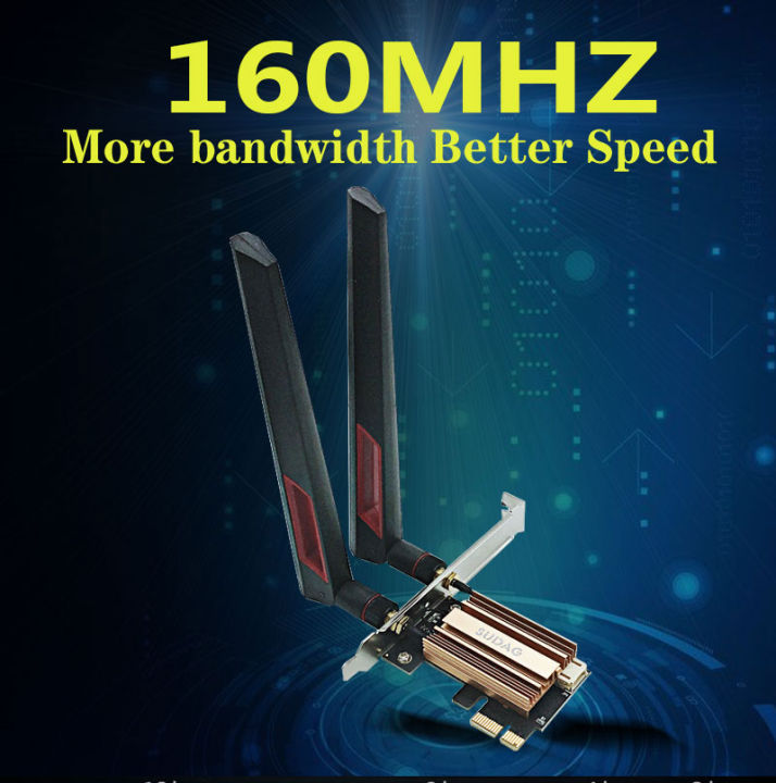 5374Mbps%20Wi-Fi%206E%20PCIe%20Wireless%20Network%20Card%205G/6Ghz%20WiFi%20Adapter%20Bluetooth%205.3%20PCI%20Express%20802.11AX%20Intel%20AX210%20WiFi%20Card%20PC%20-%20Image%205