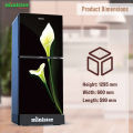 MINISTER  Refrigerator M-165 Black Arum Lily with Free Delivery. 