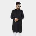 LeeWear men's punjabi men's kurta pajama manyavar kurta panjabi pajama best panjabi  punjabi design for man design for man latest punjabi design for man black punjabi design for man punjabi embroidery design for man PN21108. 