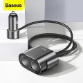 Baseus Dual USB Car Charger For  3.1A Fast Charging Car Phone Charger Adapter. 