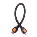 （NEW）1 Foot short HDMI Cable for HD TV 3D 1080p One Feet HDMI 1.4 braided gold. 