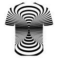 2020 fashion new pattern psychedelic 3d T-shirt short fashion print O-neck T-shirt unisex summer jacket.