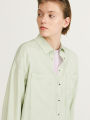 Green Lyocell Long Sleeve Shirt for Women (CT-22). 