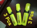 Good Luck Highlighter Pen (Yellow) 3Pcs.