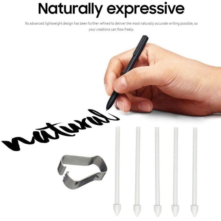 Touch%20Stylus%20Tips%20Nibs+%20Pen%20Clip%20Tab%20S7%20S7+/S6%20Lite/Note10/Note20%20Universal%20Stylus%20Tip%20White%20-%20Image%205