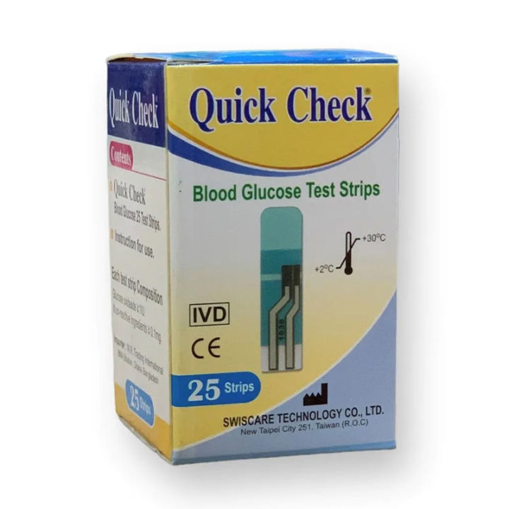 Quick%20Check%20Blood%20Glucose%20Monitor%20Test%20Strips/Diabetics%20Machine%20Test%20Strips/Glucometer%20Strip%20-%2025%20pcs%20-%20Image%203