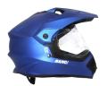 Bang- Full Face Bike Helmet for Men - Matt Blue - bike helmet. 