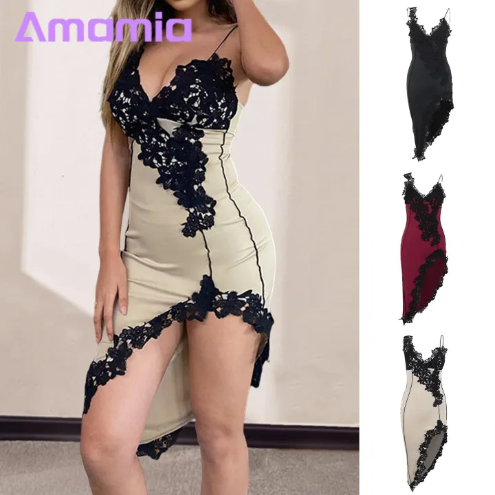 Le%20Dress%20Le%20Embroidered%20Nightdress%20with%20High%20Slit%20Spagtti%20Straps%20for%20Women%20Perfect%20for%20Party%20Club%20Wear%20Bkless%20Sath%20Dress%20in%20Style%20Slim%20Fit%20Le%20Dress%20-%20Image%204