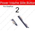 1 Set Volume +Power Button Side Key Flex Cable For Oneplus 2 3 3T 5 5T 6 6T 7 7T Pro Switch On Off Keypad Replacement Repair. 