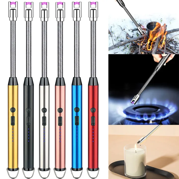 Kitchen%20Lighter%20USB%20Rechargeable%20Plasma%20Arc%20Flameless%20Long%20Neck%20Windproof%20Electric%20Lighter%20for%20Candle,%20Stove%20&%20Grill%20-%20Image%202