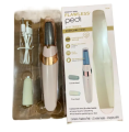 Pretty Gril Flawless Pedi Electronic Pedicure Tool with Two Roller Heads & Charging Cable. 