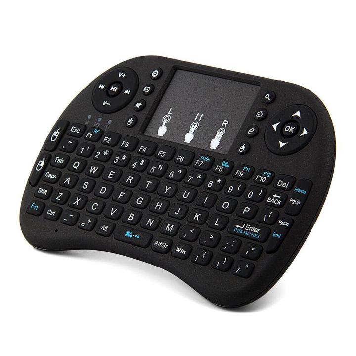 i8 Mini Wireless gaming Keyboard 2.4G Game Touch Pad Handheld for PC/Laptop/Smart Tv Box.