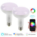 WiFi Smart Light Bulb, Dimmable, Multicolor, Wake-Up Lights, No Hub Required, Compatible With Alexa And Google Assistant Support Color Temperature Control. 
