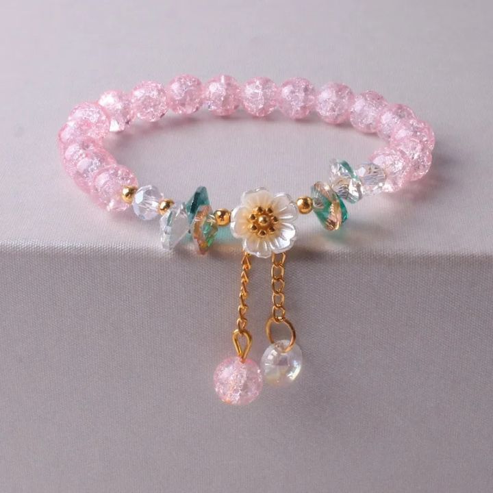 Korean%20Colorful%20Crystal%20Beaded%20Bracelet%20for%20Women%20Bohemian%20Shell%20Daisy%20Flower%20Pendant%20Elastic%20Bracelets%20Party%20Wedding%20Jewelry%20-%20Image%202
