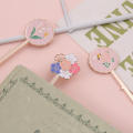 Colorful  Sakura bookmark Exquisite Creative Colorful Colorful stationery Single piece Sakura-inspired Gift for Book. 