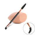 【The Edge of Beauty】Double Brush Eyebrow Brush, Spoolie Brush and Brow Brush Eyelash Brush Eye Makeup. 