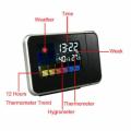 Digital LCD Display Voice Talking Projection Alarm Clock Weather Station LED Projection With Temperature Wake Up Projector Clock. 