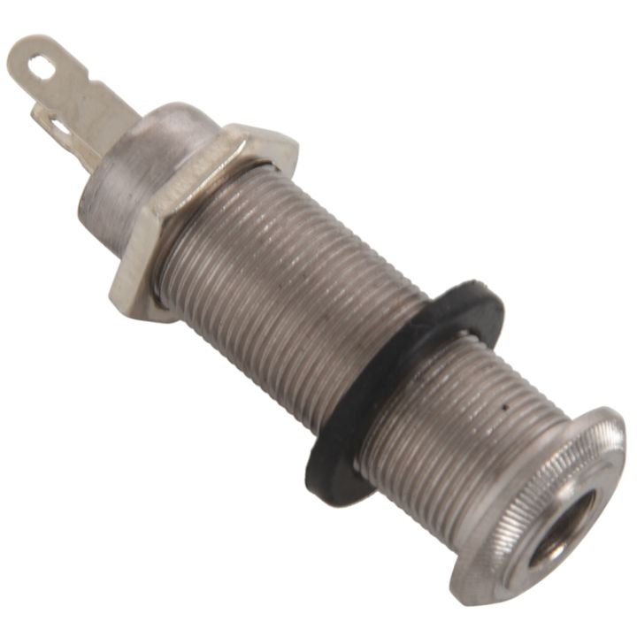 Electric%20Guitar%20Jack%20Chrome%20Threaded%20Cylinder%20Output%20Input%20Jack%20Plug%20Sockets%201/4%20inch%20for%20Electric%20Guitar%20-%20Image%204