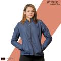 Shohure Navy Blue color Double part air proof Ladies jacket. 