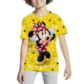 2024 Summer Disney Mickey Minnie 3d Print T Shirt Kids Casual T-Shirt Children Casual O-Neck Child Boys Girls T-Shirts. 