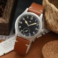 Militado D12 Retro Quartz Watch Men VD78 Movement Domed Sapphire Crystal Wristwatch 100m Waterproof Luminous 36mm Watches.