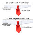 Pet Dog Cat Formal Necktie Tuxedo Bow Tie Black and Red Collar for Dog & Cat Pet Accessories for Wedding Holiday and Party Gift. 