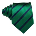 Elegant Stripe Men Tie High Quality Silk Woven Pocket Square Cufflinks Suit Necktie Sets Party Business Gifts Barry.Wang 6523. 